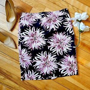 Ann Taylor Floral Pencil Skirt